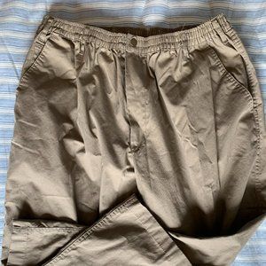 Haband Casual Joe Men’s Khaki Pants, SZ 42M
